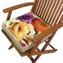 Aberto Design YM1328 Cojín de Lujo 42x42 cm, Suave y Decorativo, 50% Algodón 50% Poliéster, Funda Extraíble para Comodidad y Estilo Hogareño